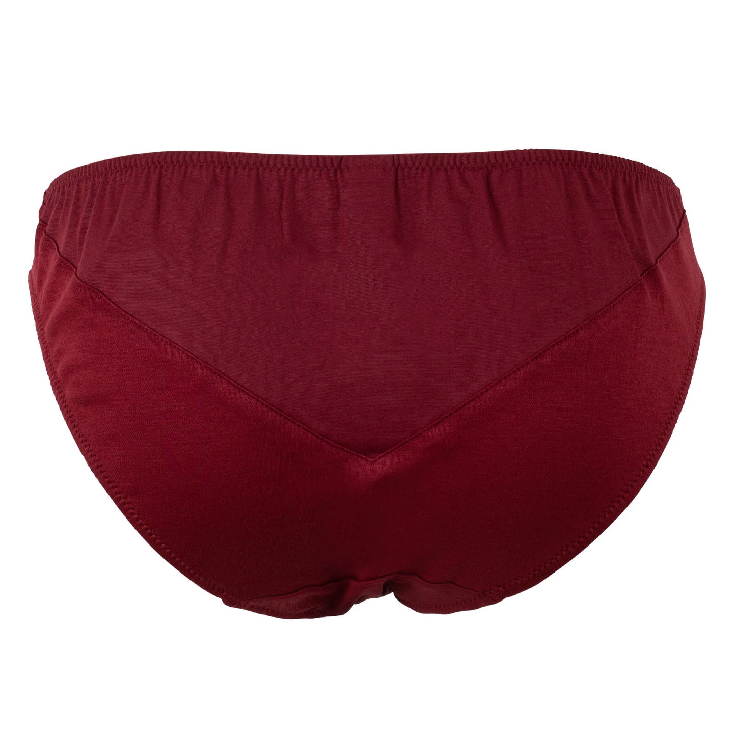ANGLED BRIEF, ORGANIC COTTON JERSEY, BORDEAUX, 22-24-143