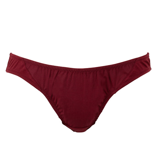 ANGLED BRIEF, ORGANIC COTTON JERSEY, BORDEAUX, 22-24-143
