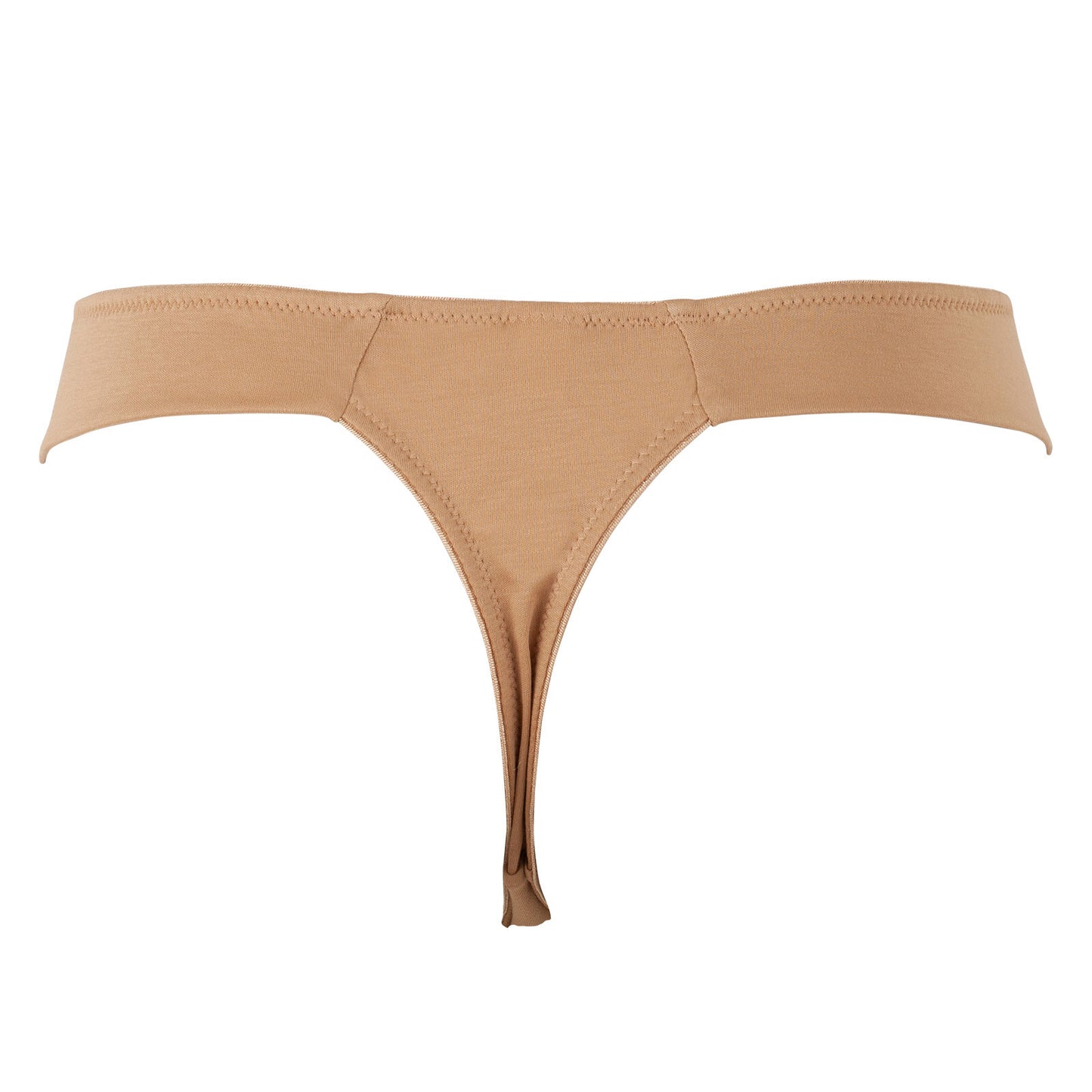 ANGLED THONG, ORGANIC COTTON JERSEY, SAND, 22-24-141