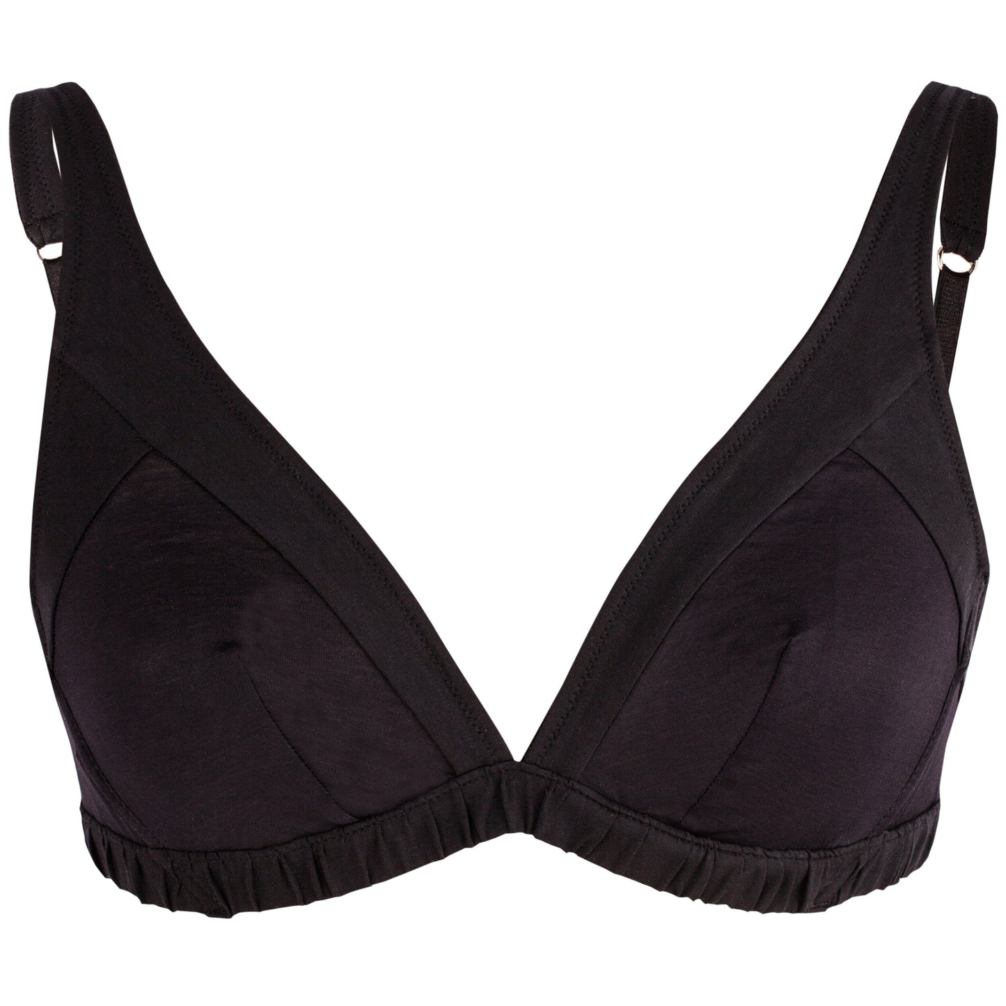 night bra kite bra black front flat