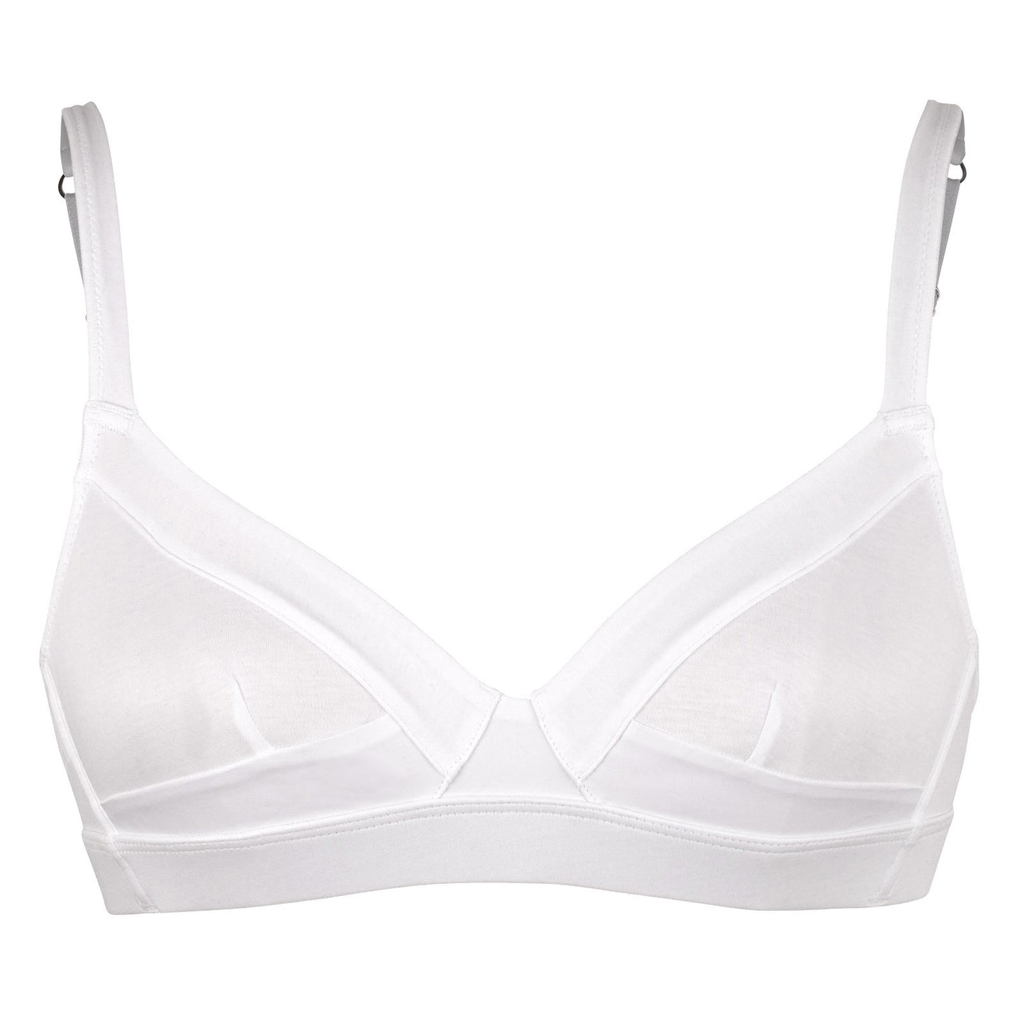 wireless bra white front