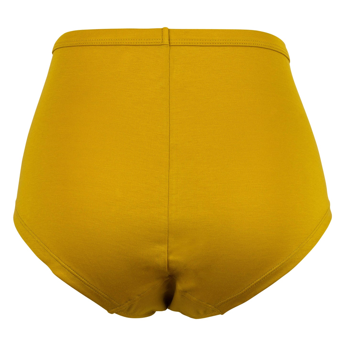 SIMPLE HIGH WAIST BRIEF, ORGANIC COTTON JERSEY, GOLDEN PALM, 23-25-142