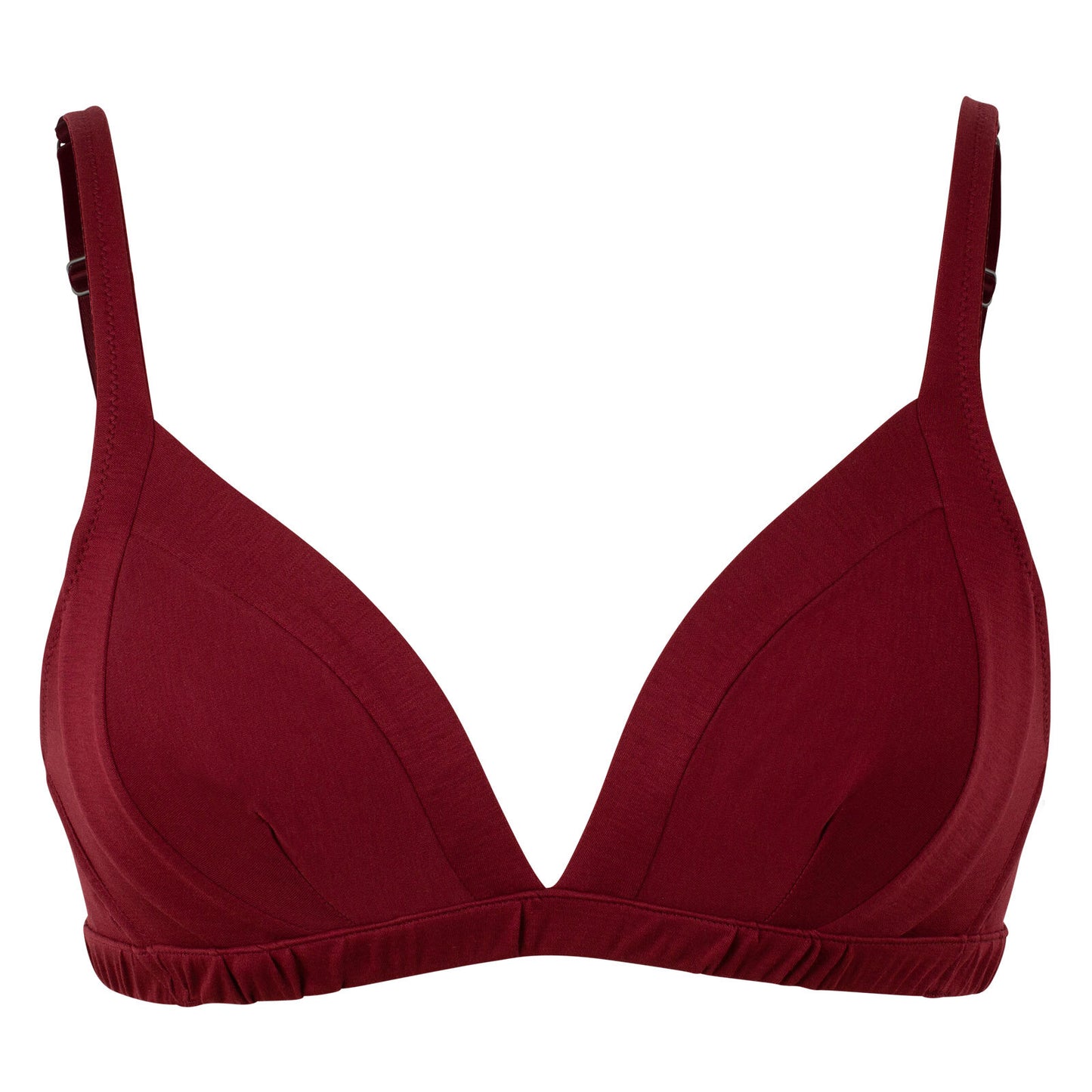 BLS - Clarise Non Wired And Non Padded Cotton Bra - Burgundy