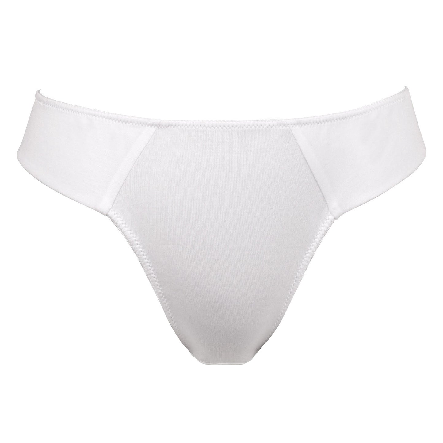 ANGLED THONG, ORGANIC COTTON JERSEY, GOLDEN PALM, 23-25-141