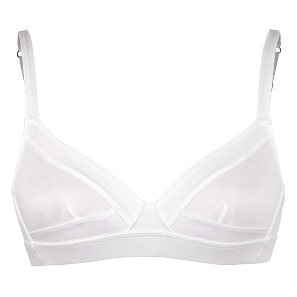 OVAL BRA, ORGANIC COTTON JERSEY/POPLIN, GOLDEN PALM, Product code 23-25-170