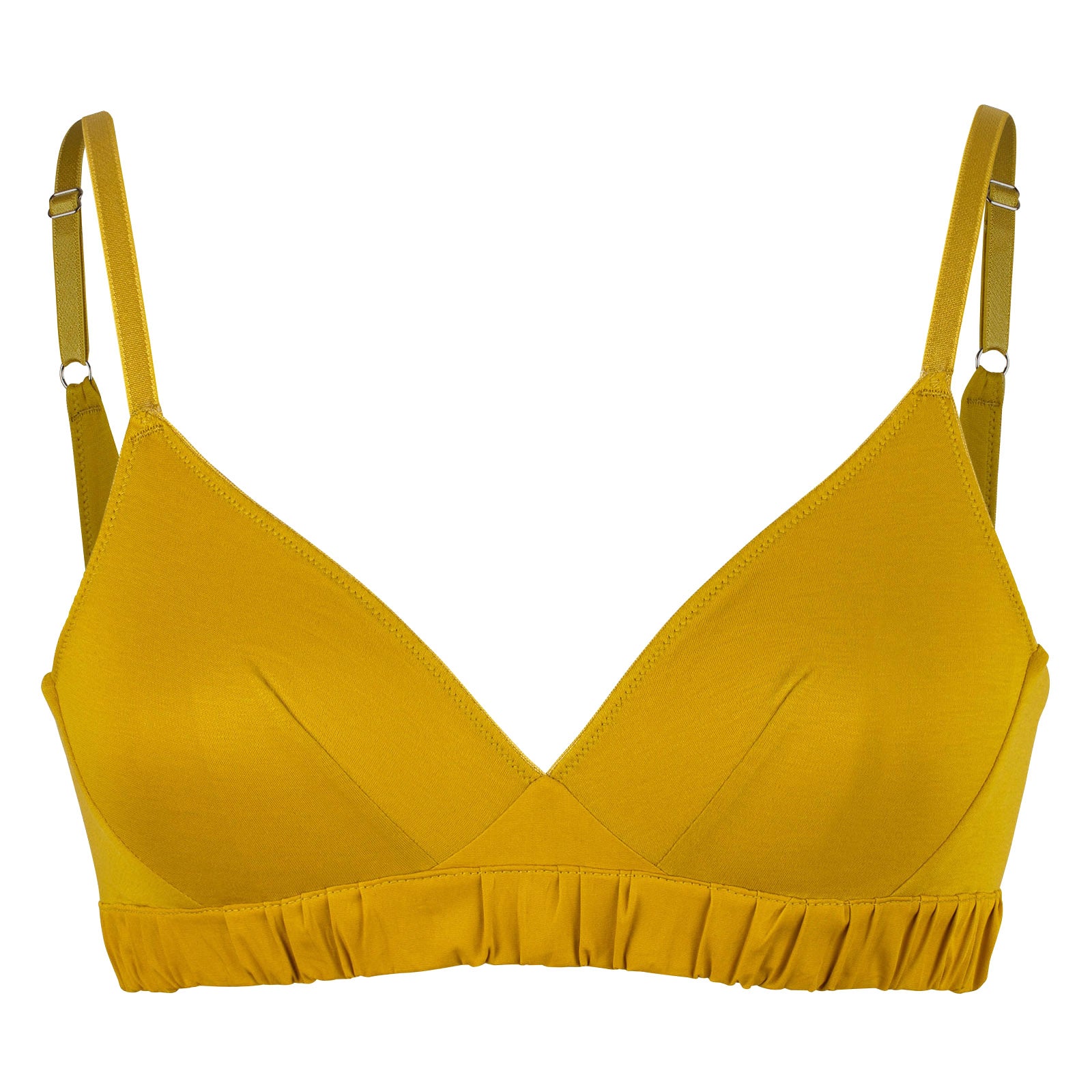 best non wired bra uk yellow front